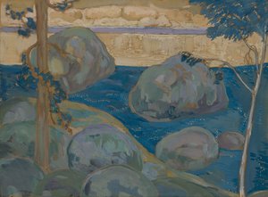 Landschaft mit Felsen