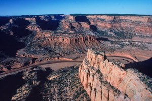 Tsegi Canyon, Heimat der Keet Seel Anasazi Indianer Ruinen im Navajo Indianerreservat von Ira Block