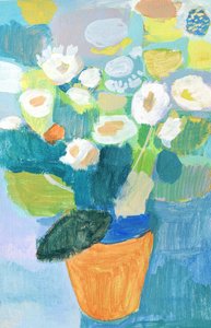Bunte Topfblumen
