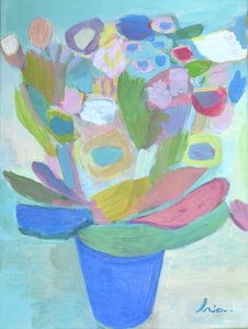 Lebhaftes abstraktes Bouquet von Iria Fernandez