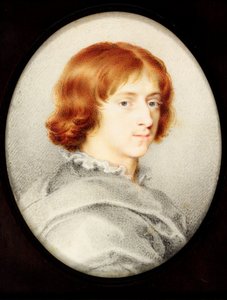 Ein junger Herr, traditionell als Isaac Oliver der Jüngere, der Sohn des Malers, identifiziert