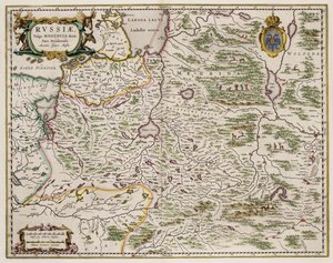Karte von Westrussland Aus: Partes Septentrionalis et Orientalis, 1664