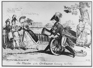 Der Meister der Artillerie übt sein Hobby aus, 1819
