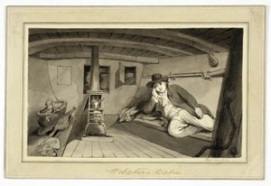 Websters Hütte von Isaac Cruikshank