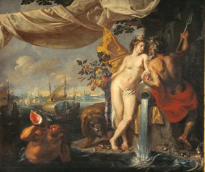 Allegorie des Klangs von Isaac Isaacsz
