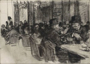 Figuren in einem Etablissement von Isaac Israels
