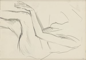 Sitzender weiblicher Akt von Isaac Israels