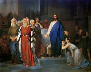 Christus und eine Sünderin, 1879
