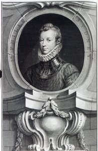 Sir Philip Sidney, graviert von Jacobus Houbraken, 1743