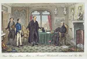 Erster Bogen vor Alma Mater, oder Bernard Blackmantles Einführung in die Big Wig, aus 