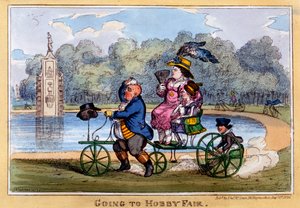 Zum Hobby-Markt gehen, 1835 von Isaac Robert Cruikshank