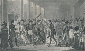 Nach der Oper, 1821, 1920 von Isaac, Robert and George Cruikshank