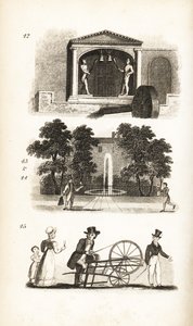 St. Dunstan’s Kirche, Postbote, Briefträger und Messerschleifer von Isaac Taylor