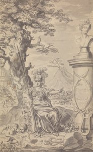 Stadt- und Landmagazin - Frontispiz für 1769 (erste Ausgabe daher keine Vol.-Nr.) von Isaac Taylor
