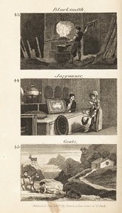 Berufe im Regency-England: Schmied, Japanner und Ziegen von Isaac Taylor