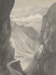 Gemmi-Pass / Abstieg nach Leukerbad (Schweiz) von Isaac Weld
