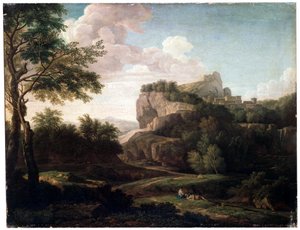 Landschaft, spätes 17. oder 18. Jahrhundert
