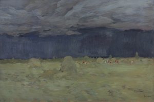 Heuernte, 1900 von Isaak Ilyich Levitan