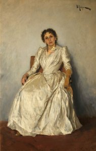 Porträt von Sophia Kuvshinnikova 1847-1907, 1888