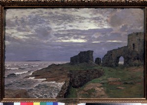 Überreste der Vergangenheit, Dämmerung, Finnland von Isaak Ilyich Levitan