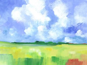 Abstrakte Landschaft 03