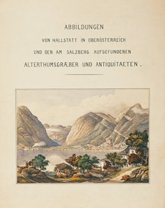 Hallstatt-Gräberfeld, eine Sammlung (Aquarell)