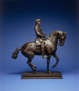 Reitergruppe eines Louis XV Jägers, ca. 1896 von Isidore Jules Bonheur
