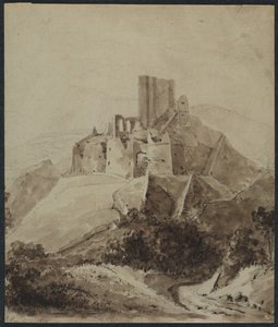Ruinen von Château d