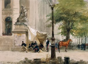 Lager auf dem Place de la Boure, 4. Juni von Isidore Pils