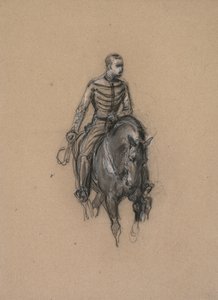 Soldat zu Pferd, um 1860 von Isidore Pils