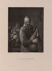 Der Dudelsackspieler von Isidore Stanislas Helman