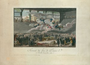 Der Ballhausschwur am 20. Juni 1789 von Isidore Stanislas Helman