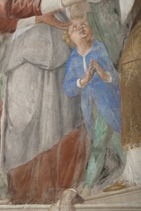 Kind (Detail) aus Die Darstellung Jesu im Tempel von Isidoro Bianchi