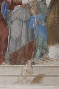 Kind (Detail) aus Die Darstellung Jesu im Tempel