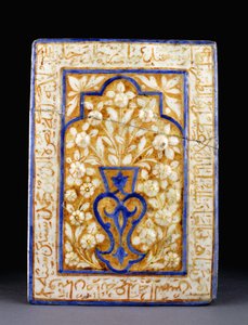 Eine Fliese aus dem Gebäude des Timuriden-Sultans Abu Sa