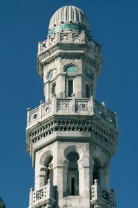 Detail eines Minaretts von Islamic School