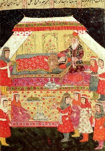 Haremsszene, Illustration aus dem 