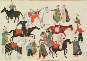 Ms 1671 Ein Pferdemarkt, ca. 1580
