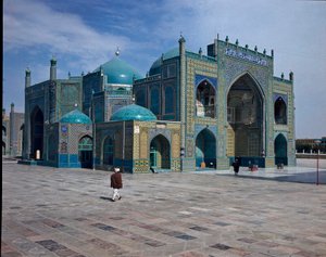 Ansicht der Blauen Moschee (oder Ali-Moschee) 12.-15. Jahrhundert von Islamic School