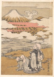Fuji-mi Saigyo von Isoda Koryusai