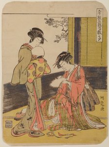 Sternenfest / Imeyo goseku tawamure tanabata von Isoda Koryusai