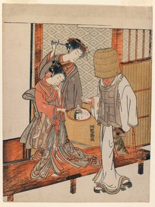 Die eitle Verkleidung, ca. 1770 von Isoda Koryusai