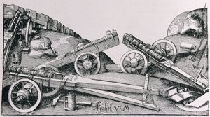 Kanone aus der Zeit von Cortes, aus 