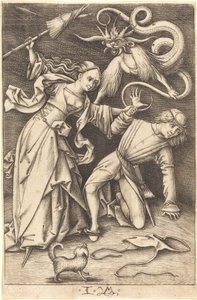 Die zornige Ehefrau von Israhel van Meckenem