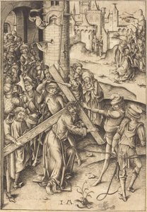 Das Tragen des Kreuzes von Israhel van Meckenem