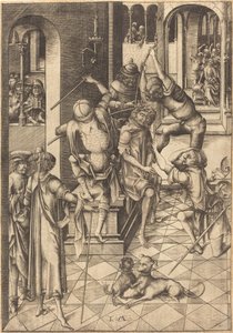 Die Krönung mit Dornen von Israhel van Meckenem