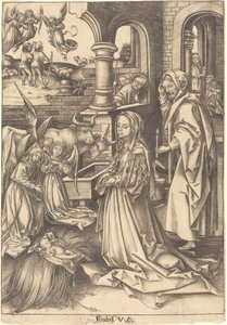 Die Geburt Christi von Israhel van Meckenem