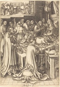 Der Tod der Jungfrau von Israhel van Meckenem after Hans Holbein the Elder