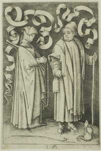 Die Kirchgänger von Israhel van Meckenem the younger