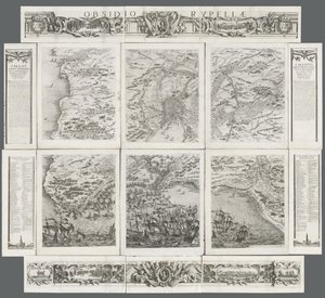 Die Belagerung von La Rochelle (1628-1630) von Israël Henriet